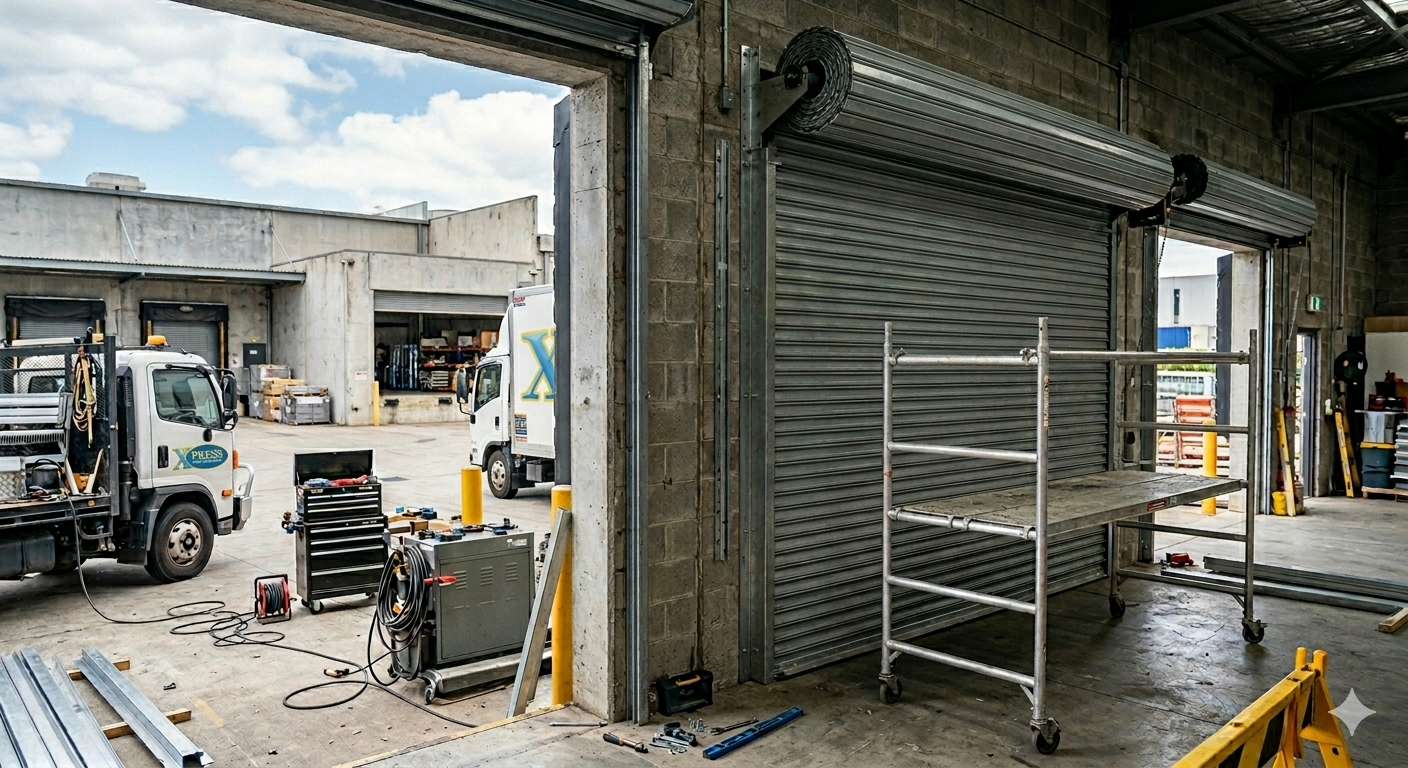 Industrial high-performance rolling door