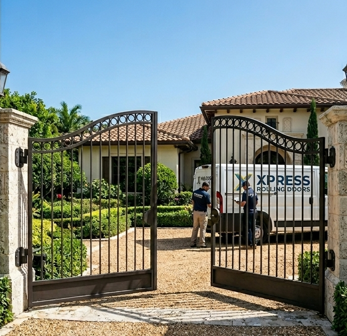 Gate automation system with Viking motor